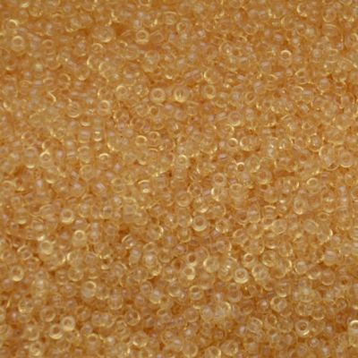 15-0132 Trans Lt Topaz Size 15 Seed Beads