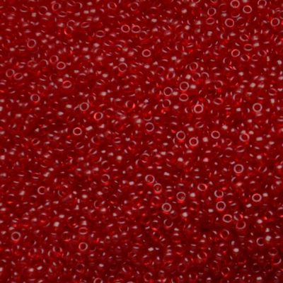 15-0141 Trans Ruby Size 15 Seed Beads