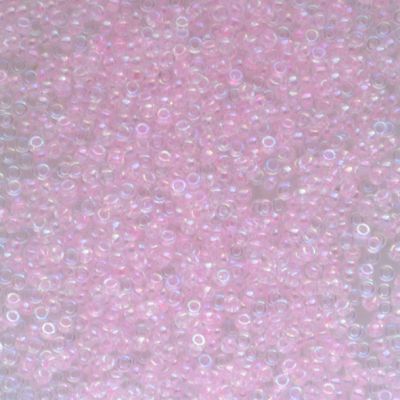 15-0266 Tr Pink AB Size 15 Seed Beads