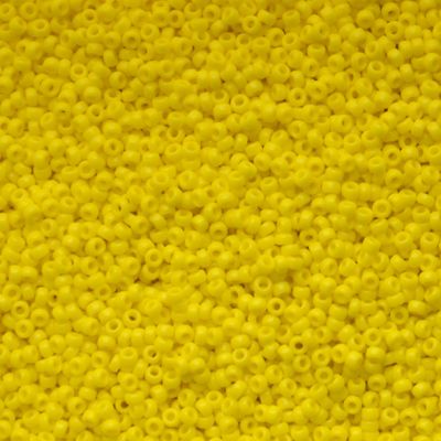 15-0404 Op Yellow Size 15 Seed Beads