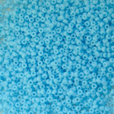 15-0413 Op Turquoise Blue Size 15 Seed Beads