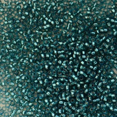 15-1424 Dyed SL Teal Size 15 Seed Beads