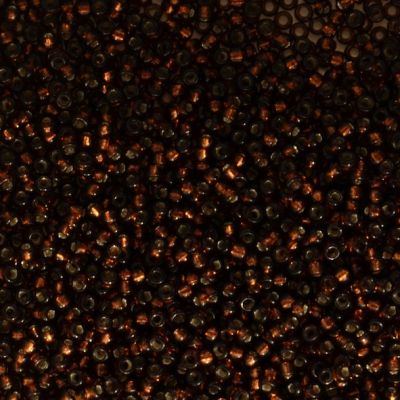 15-1429 Dyed SL Dark Topaz Size 15 Seed Beads