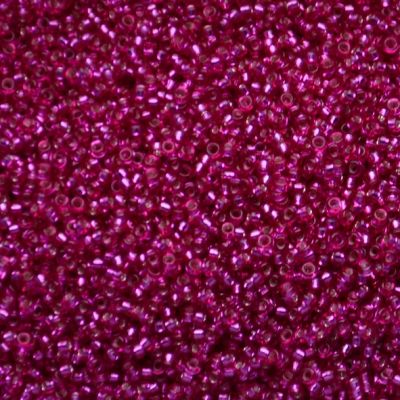 15-1436 SL Raspberry Size 15 Seed Beads