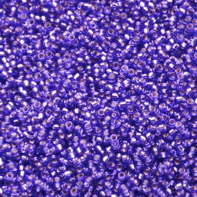 15-1446 Dyed SL Red Violet Size 15 Seed Beads