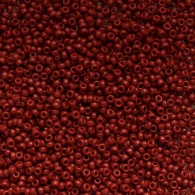15-1464 Dyed Op Maroon Size 15 Seed Beads