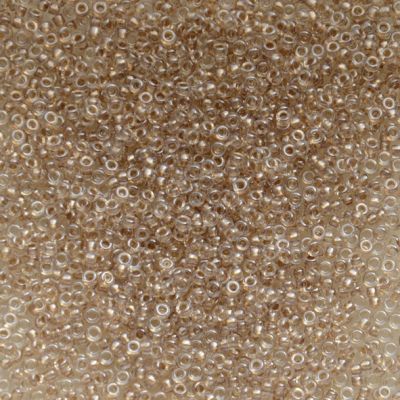 15-1521 Sparkling Beige Lined Crystal Size 15 Seed Beads