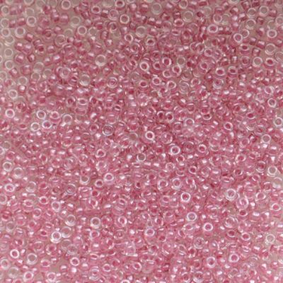 15-1524 Sparkling Rose Lined Crystal Size 15 Seed Beads
