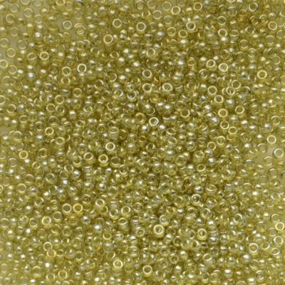 15-1889 Tr Golden Olive Lustre Size 15 Seed Beads