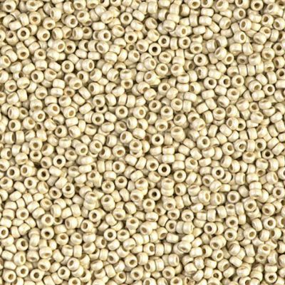 15-4201F Duracoat Matte Galvanised Silver Size 15 Seed Beads