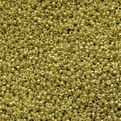 15-4205 Duracoat Galv Zest Size 15 Seed Beads