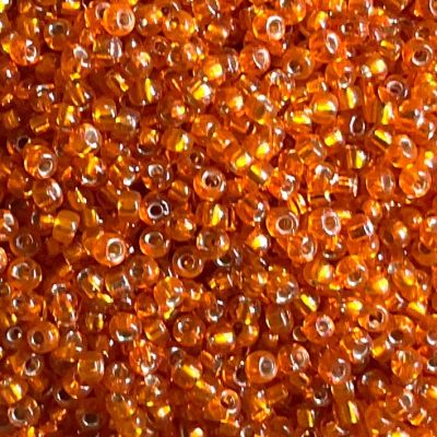 RC8-0008 SL Orange Size 8 Seed Beads