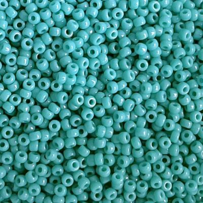 RC8-0412 Op Turquoise Size 8 Seed Beads