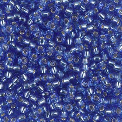 RC8-2431 SL Dk Cornflower Blue Size 8 Seed Beads