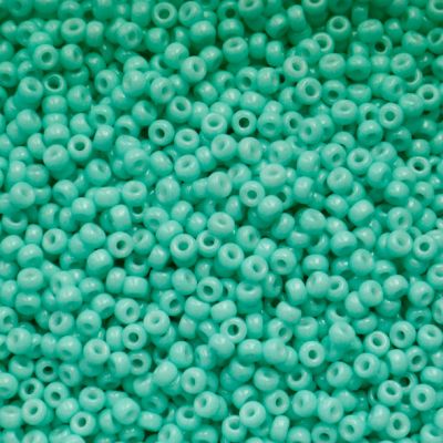 RC8-4472 Duracoat Op Dyed Seafoam Size 8 Seed Beads