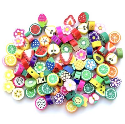 CE271 Bag of 50 Fruit and Flower Beads