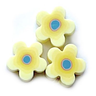 CE273 Yellow Flower Bead