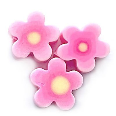 CE275 Pink Flower Bead