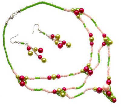 Candy Swags Necklace & Earrings