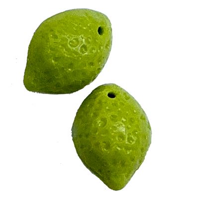 GL1641 14x10mm Lime Beads