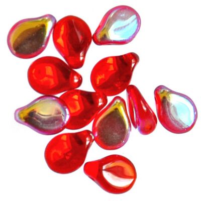 GL5708 Red AB Pip Beads