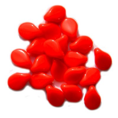 GL5716 Chalk Red Pip Beads