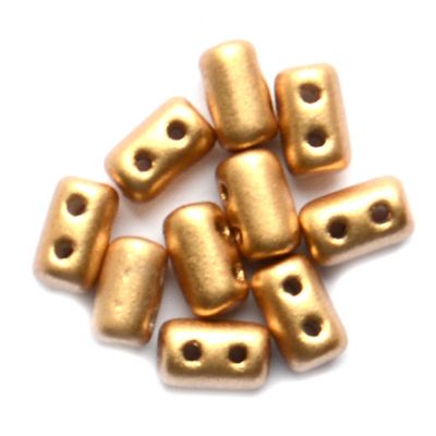 GL6361 3x5mm Frost Gold Rulla Bead