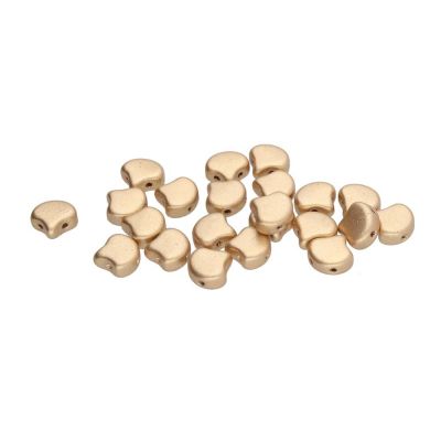 GNK006 Bronze Pale Gold Ginko Beads