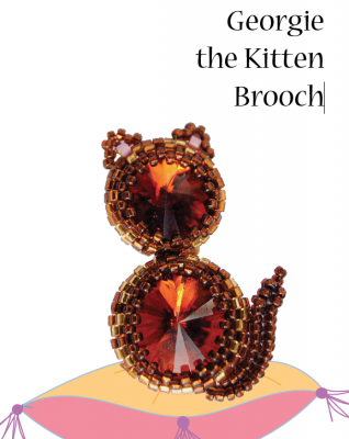 Georgie the Kitten Brooch Kit