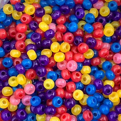 MX037 Jelly Bean Size 6 Seed Beads