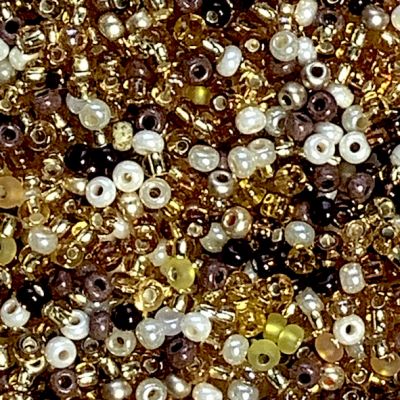 MX040 Mixed Toffee Size 8 Seed Beads