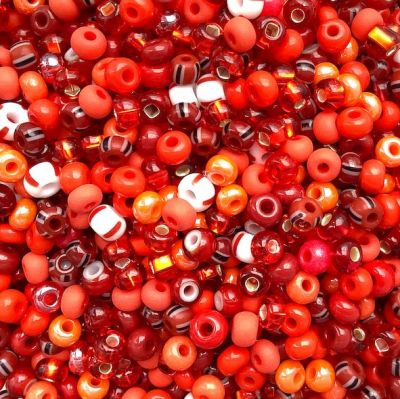MX502 Postbox Red Size 6 Seed Bead Mix
