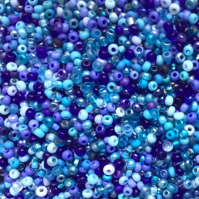 MX513 Dartmouth Blue Size 10 Seed Bead Mix