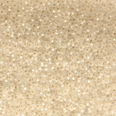 RC11-0001F SL Frost Crystal Size 11 Seed Beads