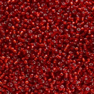 RC11-0011 SL Ruby Size 11 Seed Beads