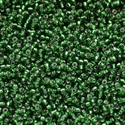 RC11-0016 SL Green Size 11 Seed Beads