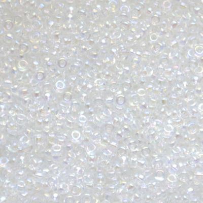 RC11-0250 Crystal AB Size 11 Seed Beads