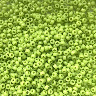 RC11-0416 Op Chartreuse Size 11 Seed Beads