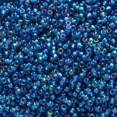RC11-1025 SL Capri Blue AB Size 11 Seed Beads