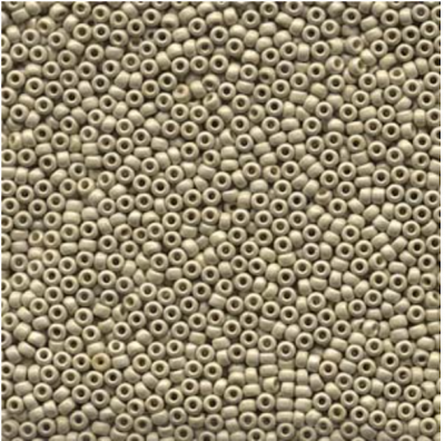RC11-4201F Dur Mat Galvanised Silver Size 11 Seed Beads