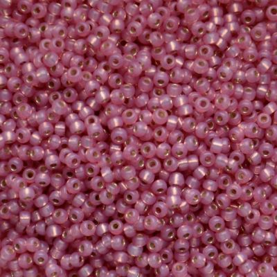 RC11-4237 Dur SL Dyed Soft Pink Size 11 Seed Beads
