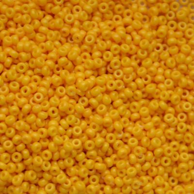 RC11-4453 Dur Op Dyed Marigold Size 11 Seed Beads