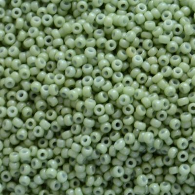 RC11-4473 Duracoat Op Dyed Spring Green Size 11 Seed Beads