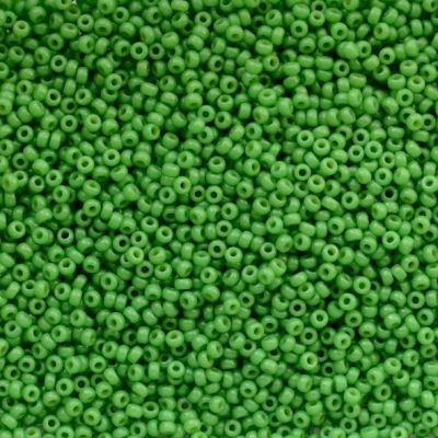 RC11-4476 Duracoat Op Fiji Green Size 11 Seed Beads
