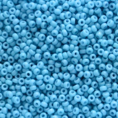 RC11-4478 Duracoat Op Dyed Aqua Blue Size 11 Seed Beads