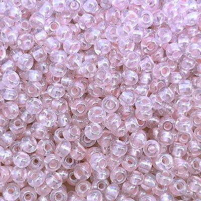 RC1313 Pink Pearl Pastel Lining Size 6 Seed Bead