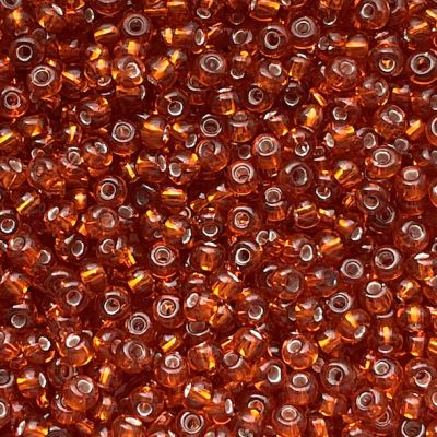 RC168 SL Orange Size 8 Seed Beads