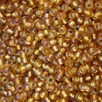 RC210 SL Gold AB Size 8 Seed Beads