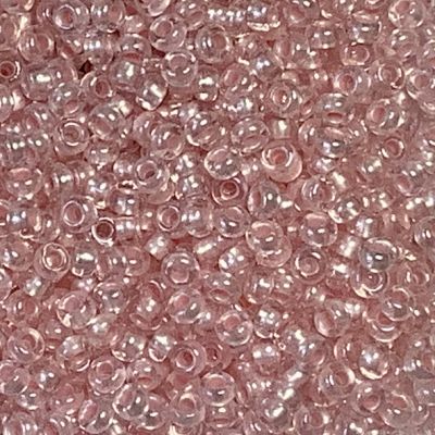 RC302 Pink Pearl Pastel Lining Size 8 Seed Bead