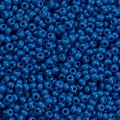 RC431 Terra Matt Blue size 10 seed beads
